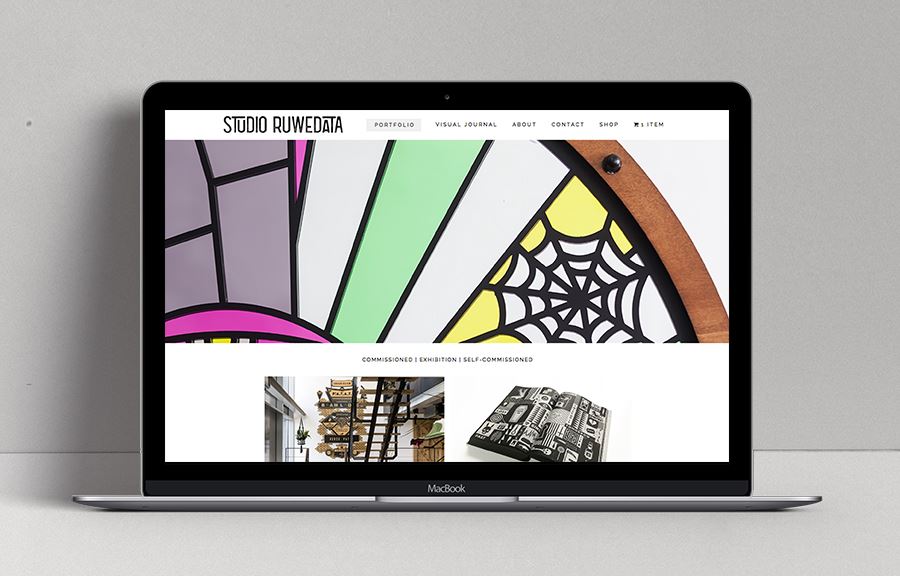 Website van Studio Ruwedata - Thijs Kelder